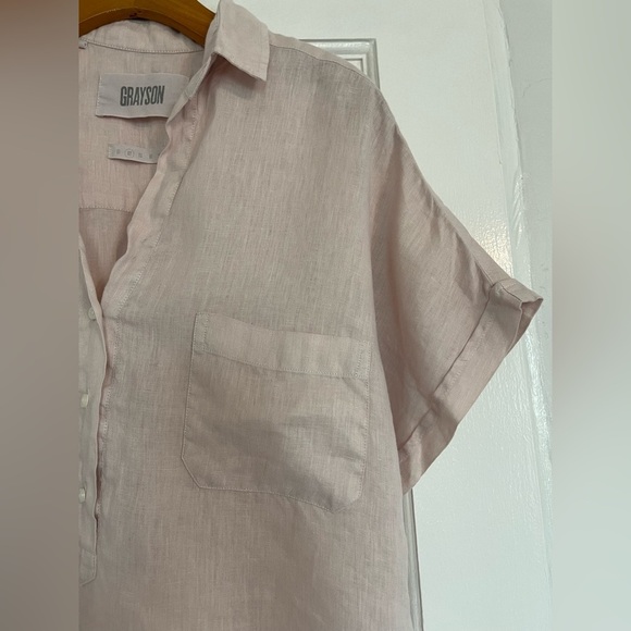 Grayson by frank and Eileen the artist 100% linen button up shirt - Picture 2 of 7